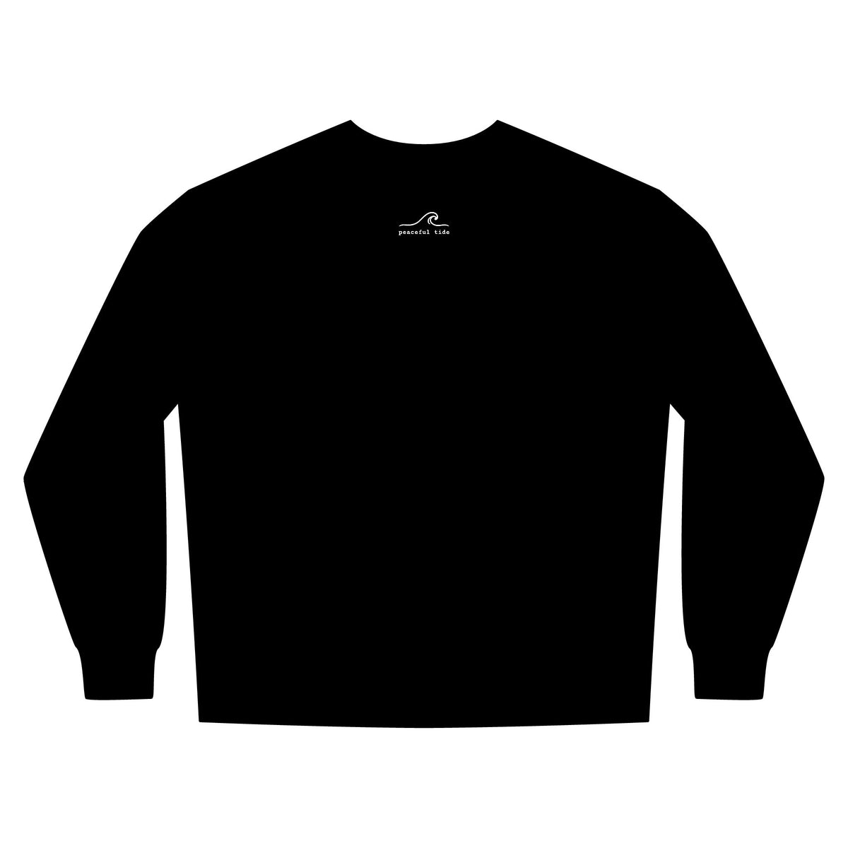 Break The Stigma Crewneck Sweatshirt in White, worn by a model, front view
