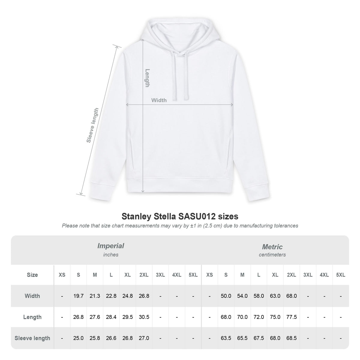 You Matter Hoodie in White, front view on model