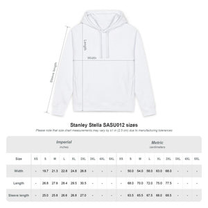 You Matter Hoodie in White, folded flat