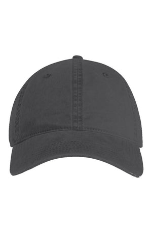 Peaceful Tide Signature Cap in Faded Black — front view