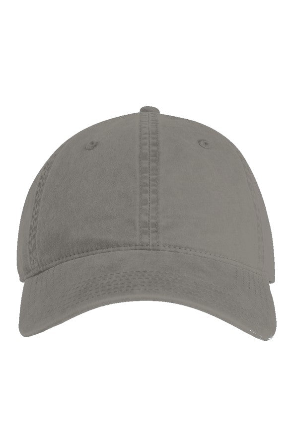 Peaceful Tide Signature Cap in Faded Grey — front view