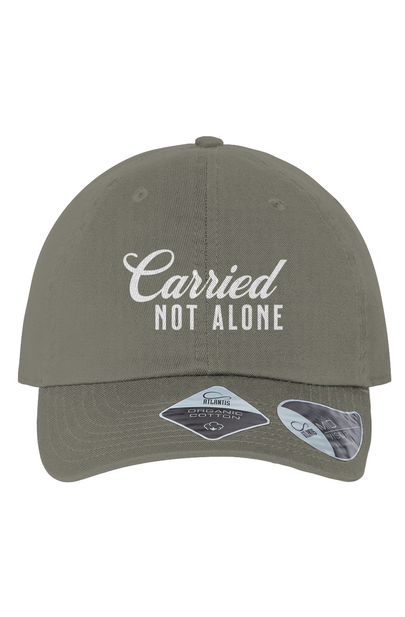 Carried Not Alone Sustainable Hat in Olive — front view