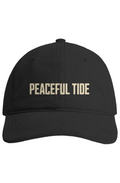 Classic Corduroy Cap in Black — front view