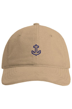 Anchored Life Cap in Khaki — front view