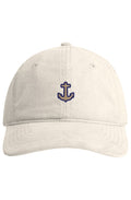 Anchored Life Cap in Ecru — front view