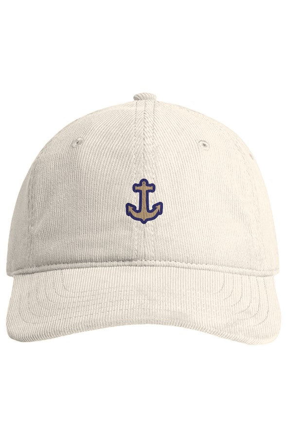 Anchored Life Cap in Ecru — front view