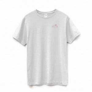 Classic Supima Cotton Tee in White, side view on model