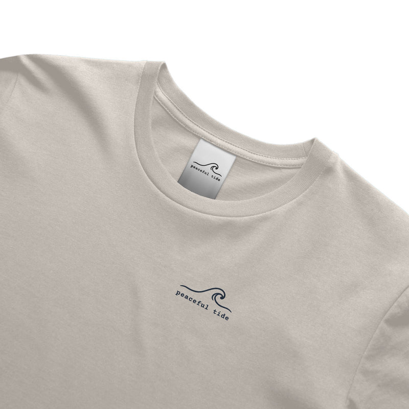 Rest Is Still Progress Tee in Ivory — on model, front view
