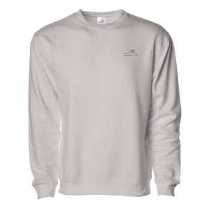 Signature Peaceful Tide Sweatshirt in Pigment Ivory, folded flat