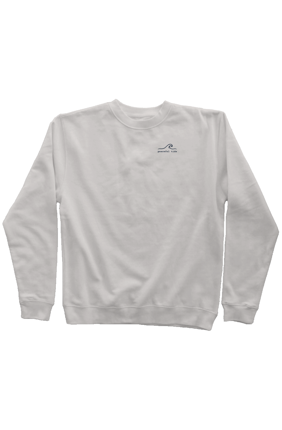 Jesus Saves, Ask Me How I Know Signature Sweatshirt in Pigment Ivory, worn by a model, back view
