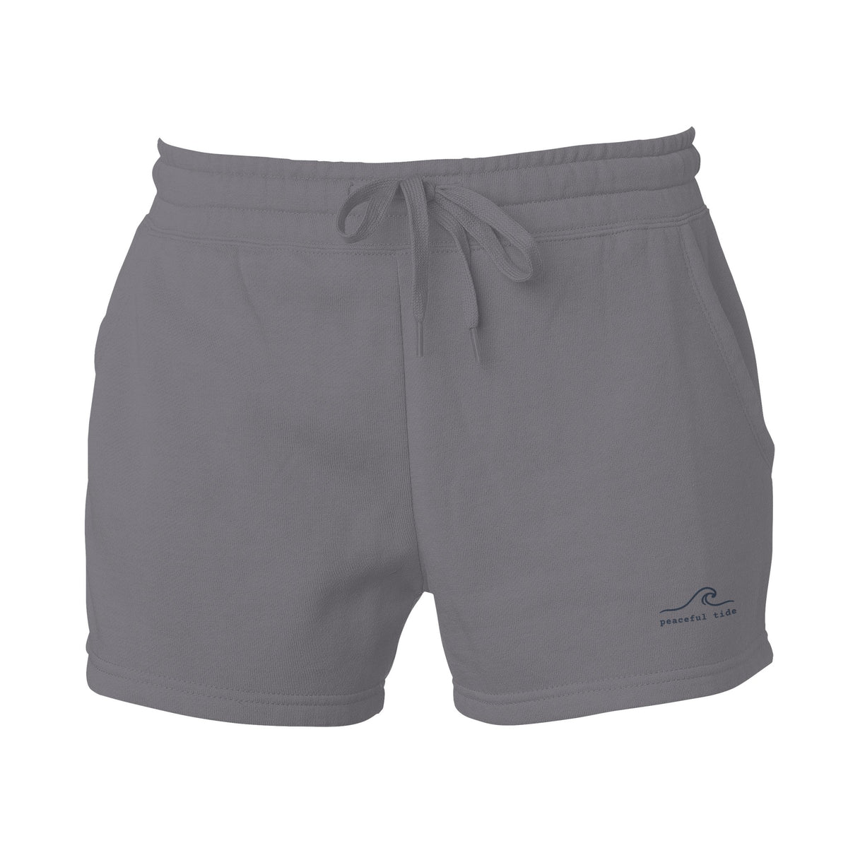 Women's Cali Wave Wash Shorts in Shadow, front view on model