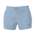 Women's Cali Wave Wash Shorts in Misty Blue, front view on model