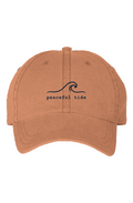 Peaceful Tide Signature Cap in Texas Orange — front view